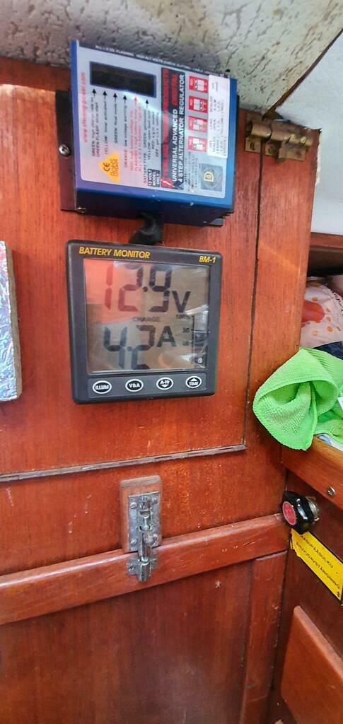 20210703 Sunwind Gotland 100 W paneeli antaa virtaa hyvin