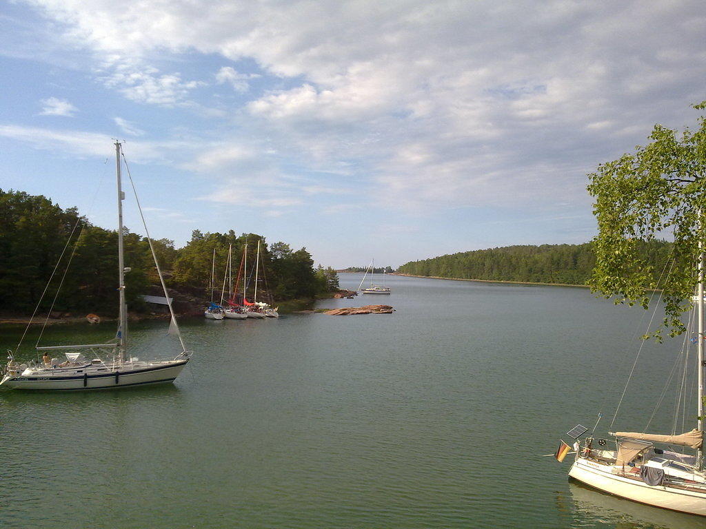 Geta Djupviken, näkymä pohjoiseen