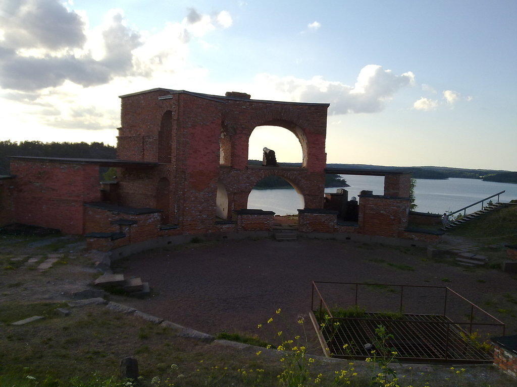 Bomarsund, näkymä pohjoisluoteeseen