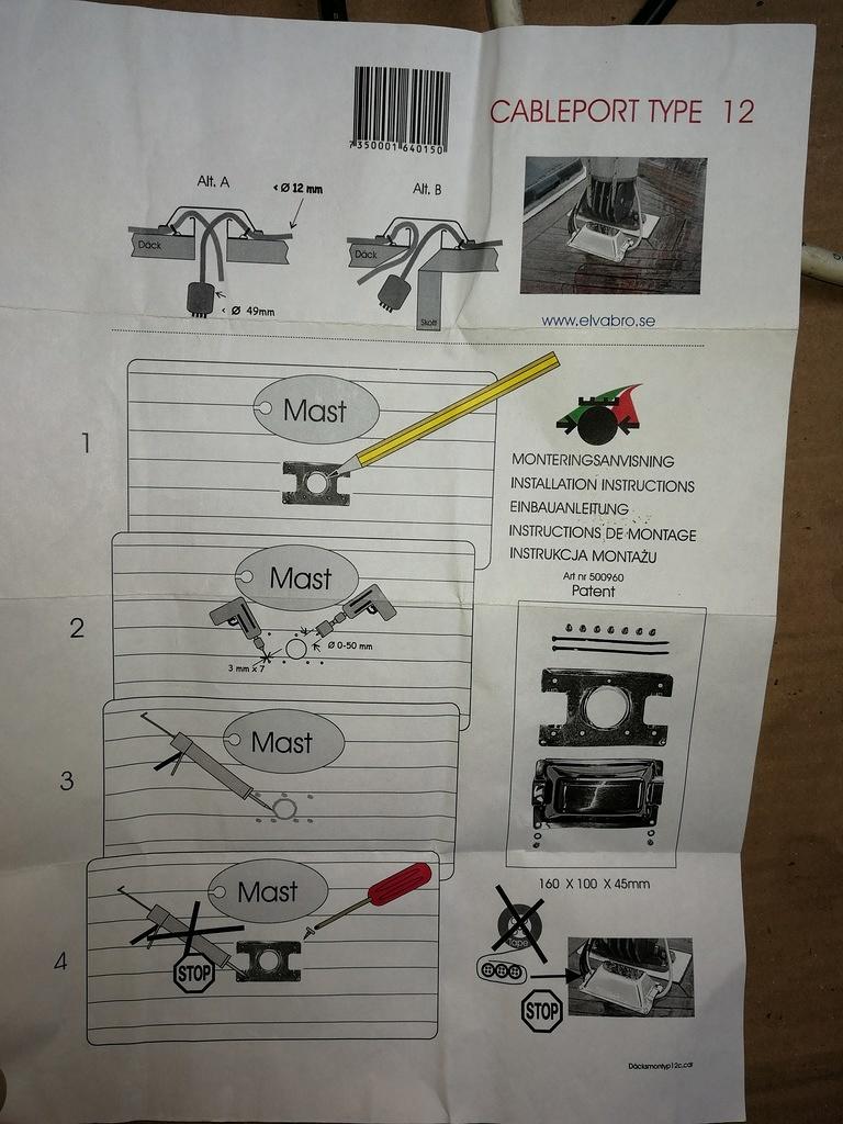 Tällaisen läpivientiboksin asennus myös tekemättä