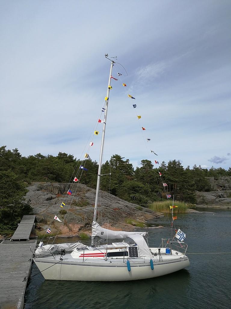 3.7 Sattui olemaan seuran Ramsskär-träff, joten juhlaliput piti nostaa