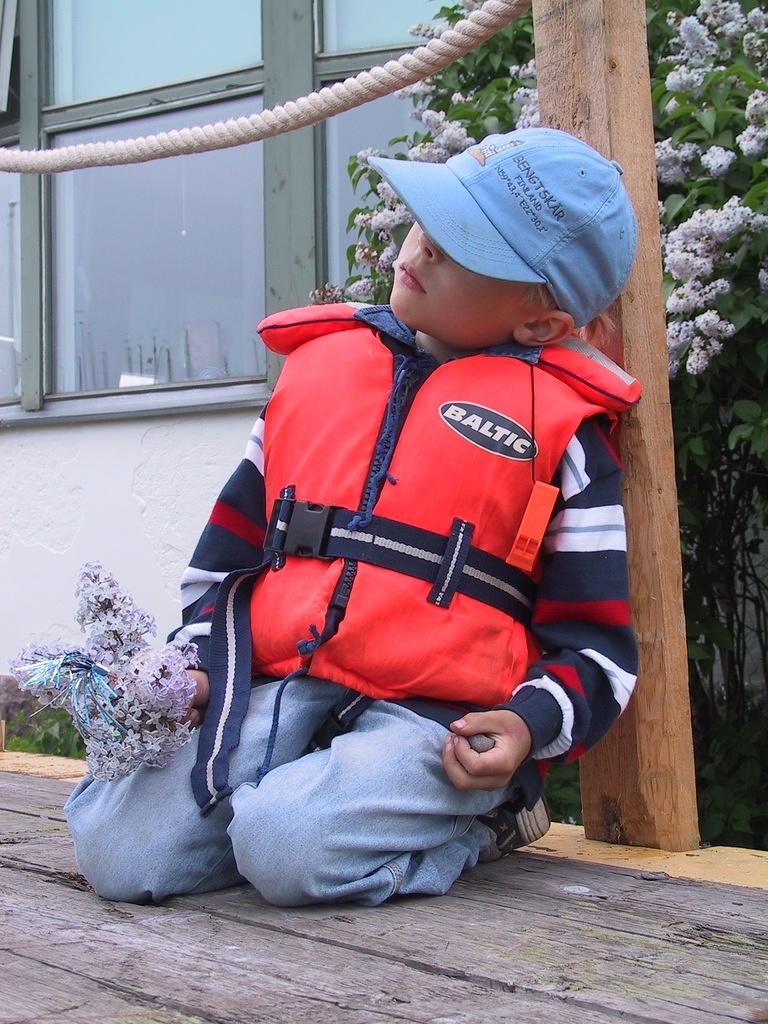 En trött blomutdelare