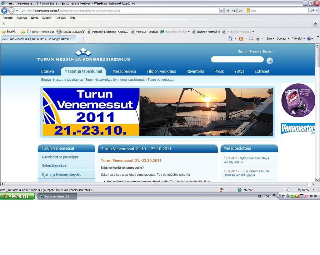 Vau fe 83  Aurora messumainoksessa