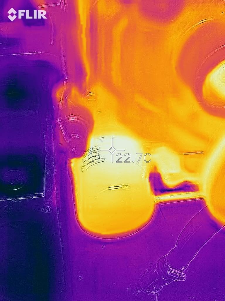 8 min kohdalla öljynsuodatin on 20'C