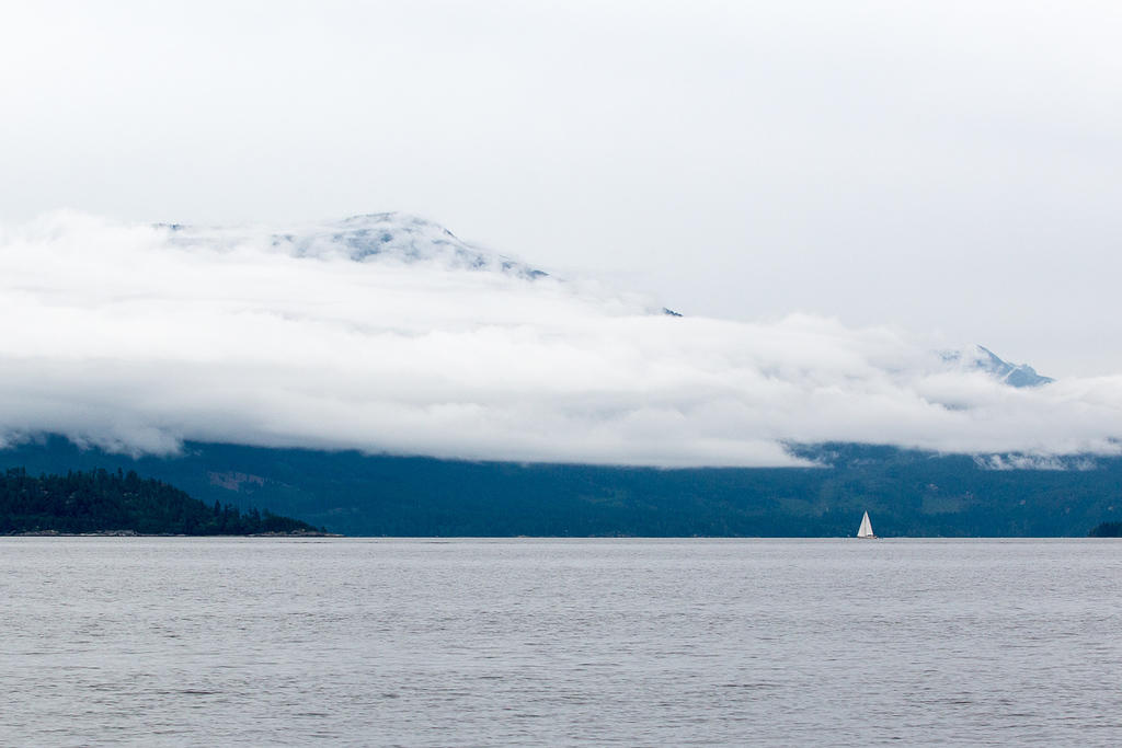 More clouds on Sunshine Coast.