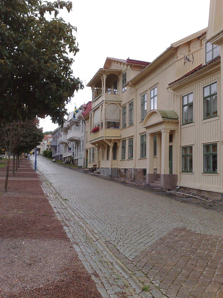 Marstrandin keskustan vanhoja rakennuksia. Copyright @ Raimo Puustinen