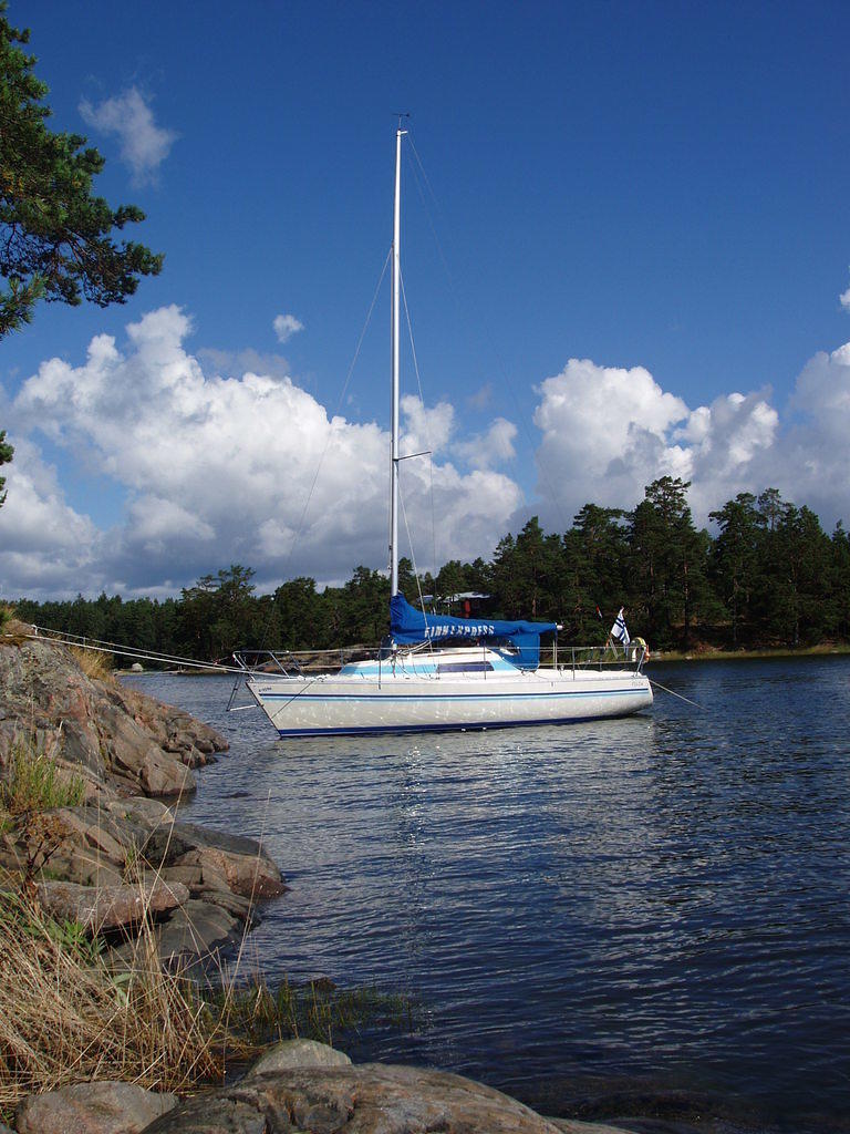 Kiinni luodossa Bågaskärin paikkeilla