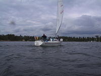 s/y Aqua FIN-3080 6.6.2004 Haukilahden edustalla