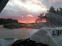 5.7 Tällainen auringonlasku vähän enteileekin sadetta