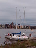 s/y Charlotta ja s/y Nereida II laiturissa.
