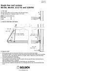 Selden single line reef system