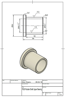 FE83 rudder shaft upper bearing