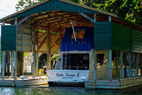 Some has too mild winters... Docks with roofs are common here.