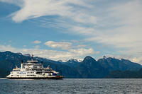 Ferry in Jervis Inlet.