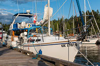 Our beatiful charter boat "Barakette" in Lund.