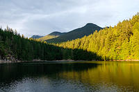 Sunset hills of Melanie Cove.