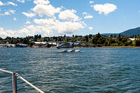 Sea plane encounter in Nanaimo - it's not the narrowest channel yet.