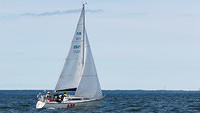 s/y Electrip returns home after Helsinki-Tallinn race. 17.8.2014.