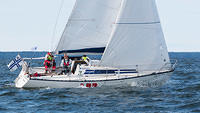 s/y ElecTrip returns home after Helsinki-Tallinn race. 17.8.2014.