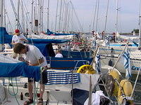 Hangon regatta 2006 011

Ensimmäinen kisäpäivä takana ja laiturissa kuhisee