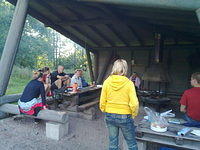 Gåsgrundetin grillikatos jossa suoritettiin palkintojenjako.

© Harald